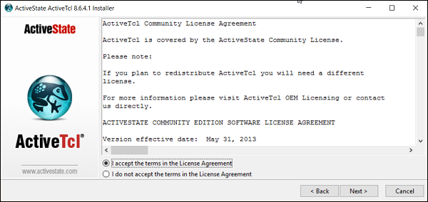 activetcl licence