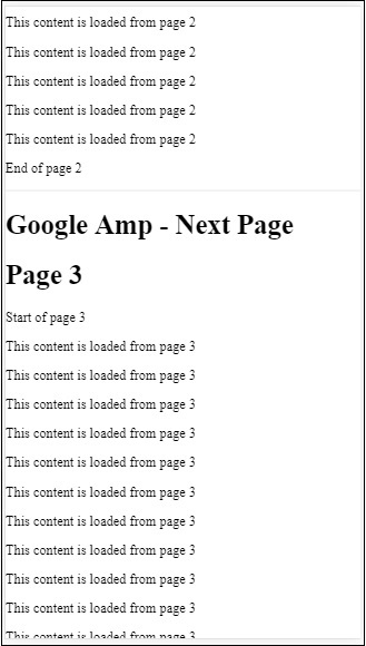 Amp Next Pages