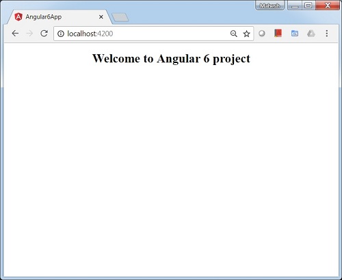 Angular 6 Project