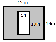 Площадь между двумя прямоугольниками Quiz6