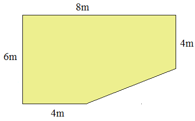 Площадь с участием прямоугольников и треугольников Quiz7