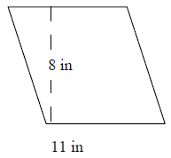 Площадь параллелограмма Quiz9