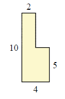 Площадь кусочно-прямоугольной фигуры Quiz6