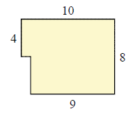 Площадь кусочно-прямоугольной фигуры Quiz9