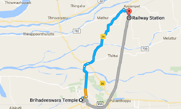 На поезде Храм Брихадисвара