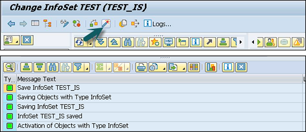 Изменить тест Infoset