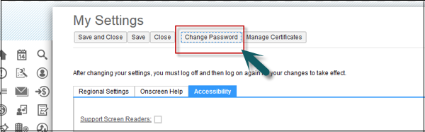 Изменить пароль