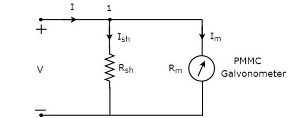 принципиальная схема постоянного тока амперметра