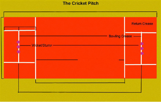 Размеры поля для крикета