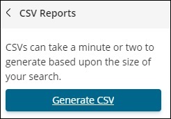Отчеты CSV