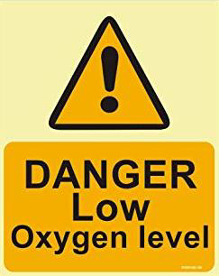 Опасность Низкий уровень кислорода