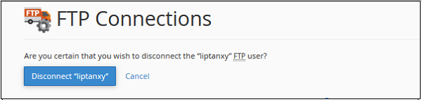 Отключить FTP-соединения