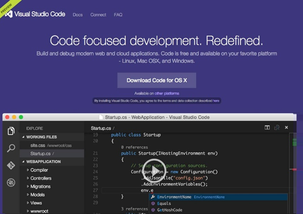 Скачать код Visual Studio