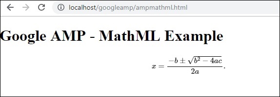 Пример Mathml
