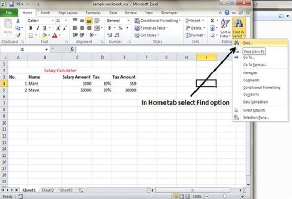 Найти вариант в MS Excel