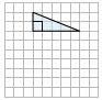 Нахождение площади прямоугольного треугольника на сетке Quiz10