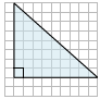 Нахождение площади прямоугольного треугольника на сетке Quiz3