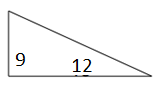 Поиск области прямоугольного треугольника или соответствующего ему прямоугольника Quiz9