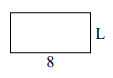 Нахождение длины стороны прямоугольника по его периметру или площади Quiz10
