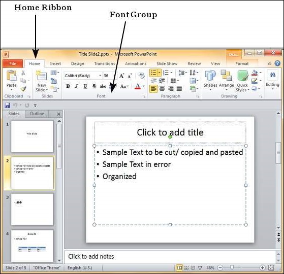 Каких шрифтов не бывает powerpoint 2010