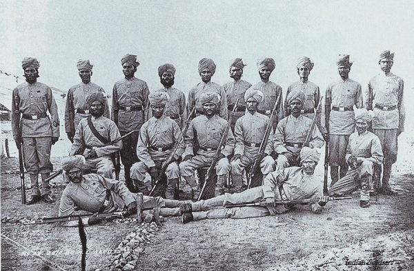 Индийские солдаты