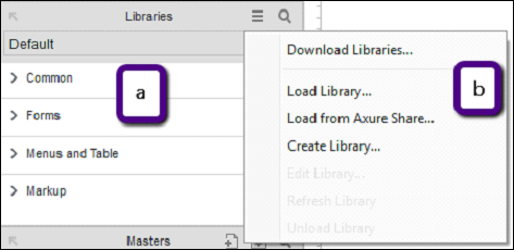axure rp libraries