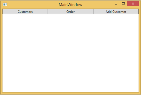 Инъекция зависимостей MVVM MainWindow1