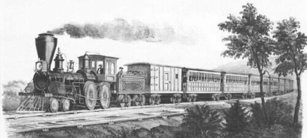 Железная дорога была разработана в 1850-х годах