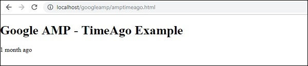 Пример кода для Timeago