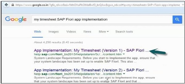 Внедрение приложения SAP Fiori