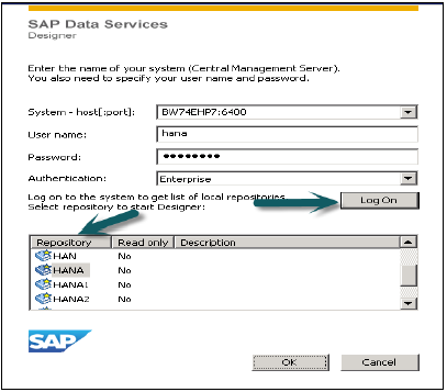 Службы данных SAP HANA
