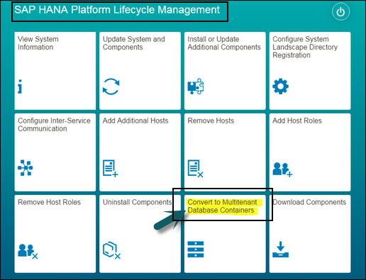Управление жизненным циклом платформы SAP HANA