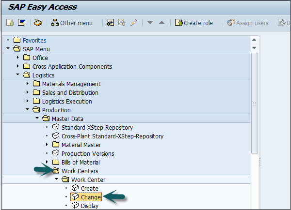 SAP PP Access