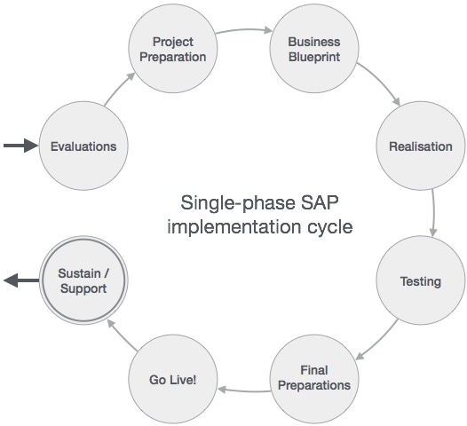 Жизненный цикл проекта SAP