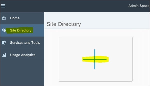 Каталог сайтов SAP