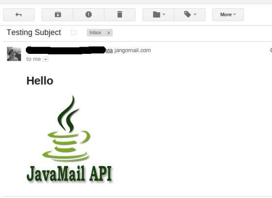 JavaMail API Отправить письмо со встроенными изображениями