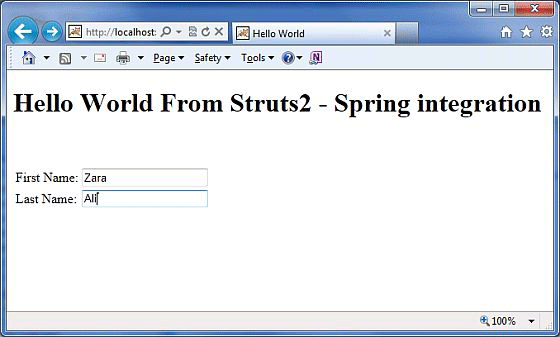 Struts и Spring Integration