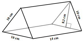 Площадь поверхности треугольной призмы викторина1
