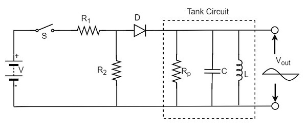 use tank circuit as timer