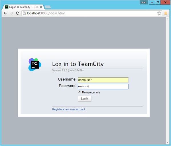 Team City ID пользователя и пароль