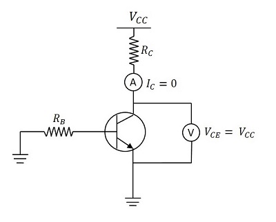 Транзистор отключен