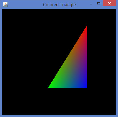 Цвет треугольника
