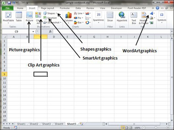 Различная графика в MS Excel