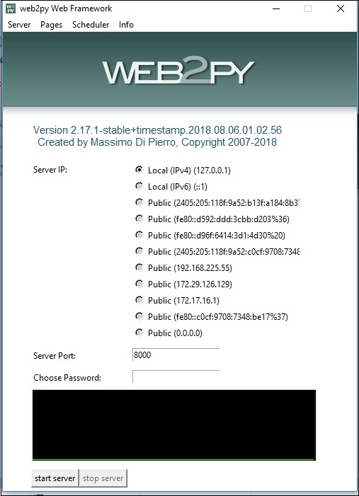 Web2py Framework