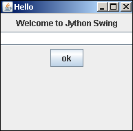 Добро пожаловать в Jython Swing