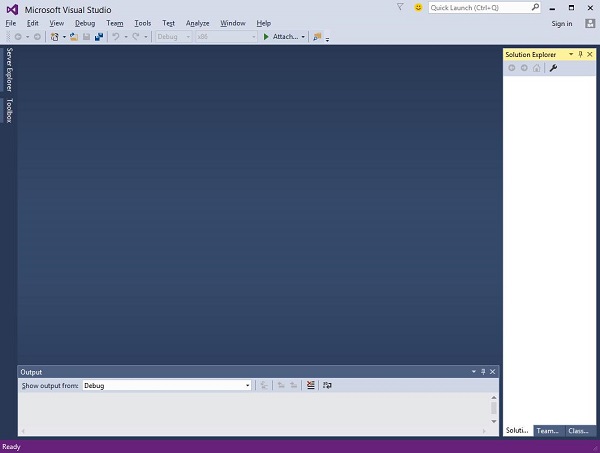 Window Visual Studio