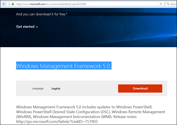 windows management framework 4.0 windows 7