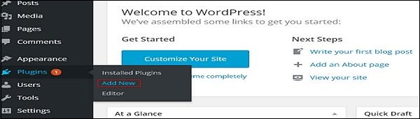 WordPress установить плагины