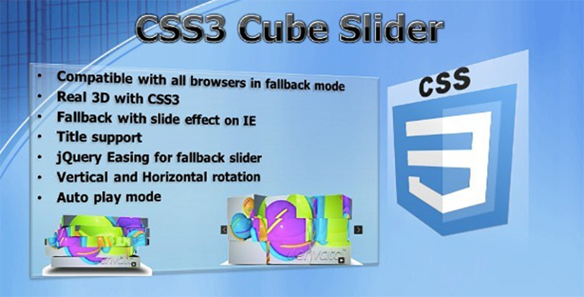 CSS3 Cube Slider