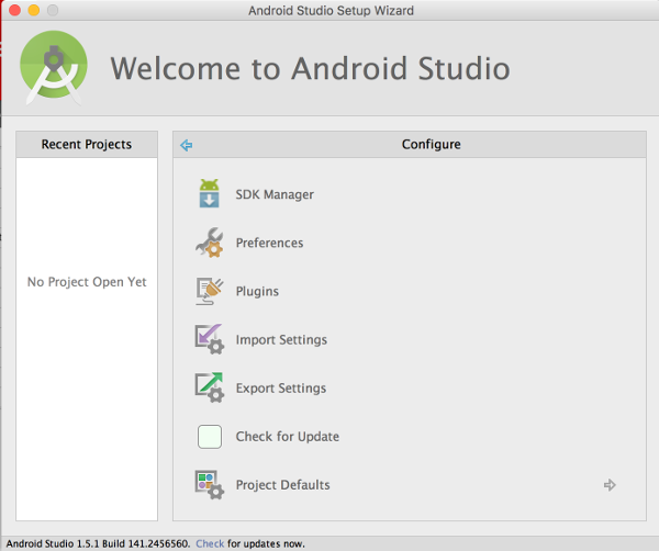 Настроить Android Studio